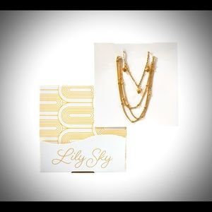 LILY SKY || Sydney Gold-Plated 4-Bracelet Duo 🌟NIB🌟